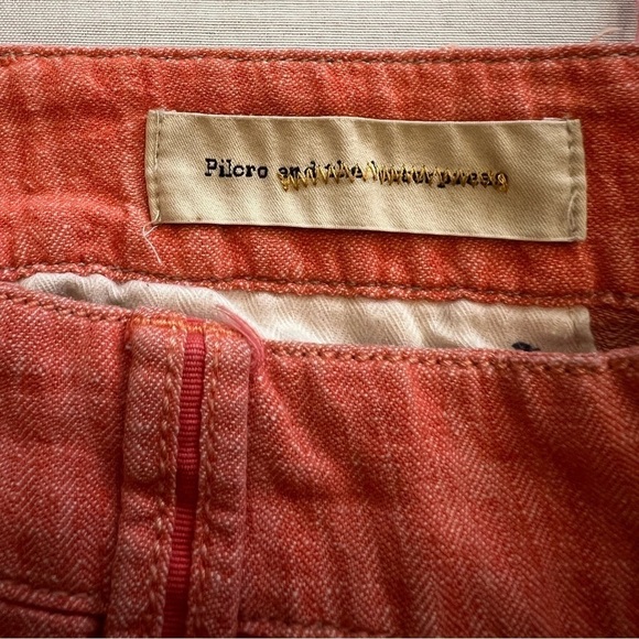 ANTHROPOLOGIE PILCRO Linen Women’s Pants, Flared Leg, Size 4 - Picture 3 of 8